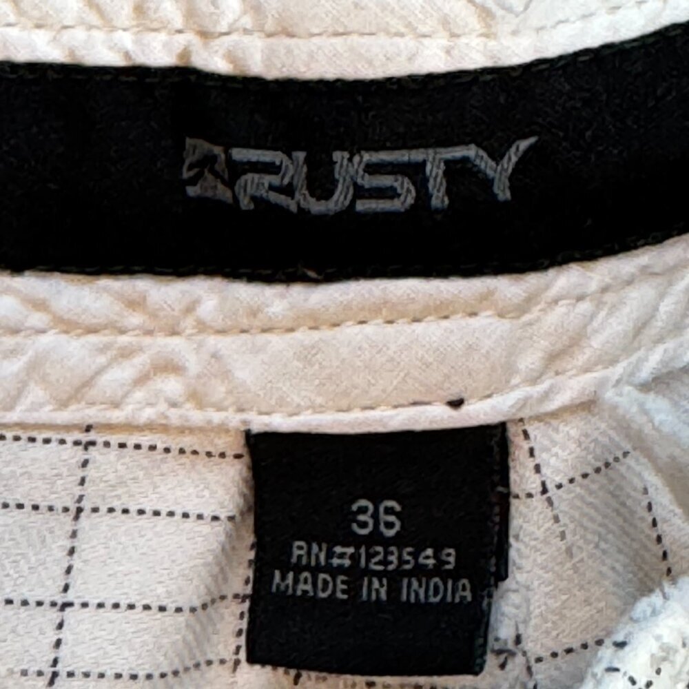 Rusty skateboard relaxed fit skateboard shorts size 36 - Picture 2 of 11